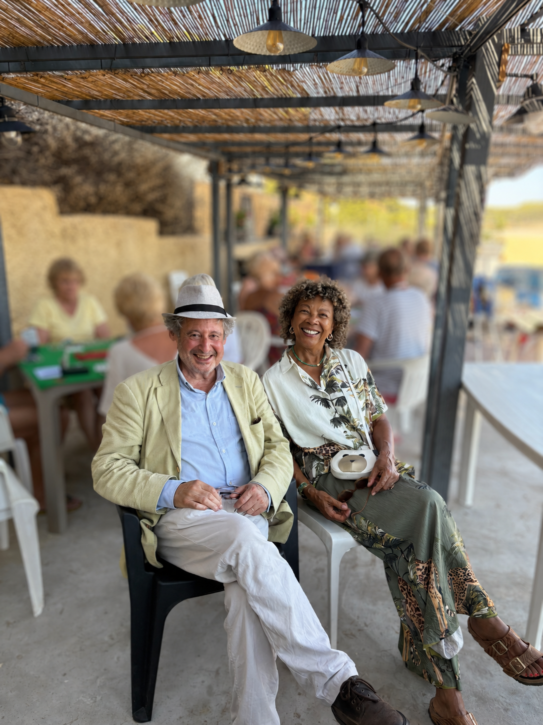 Katy Amaïzo avec son éditeur Jean-Jacques Salomon